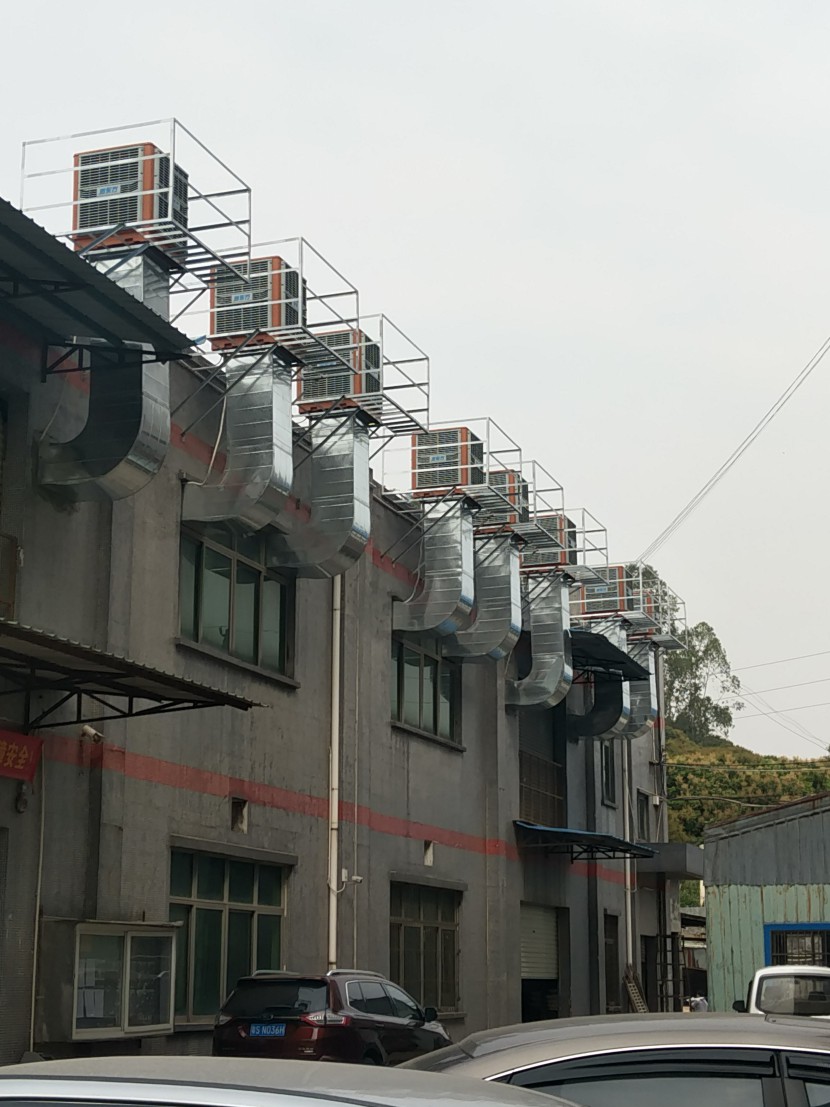 打磨車間環(huán)?？照{(diào)降溫工程