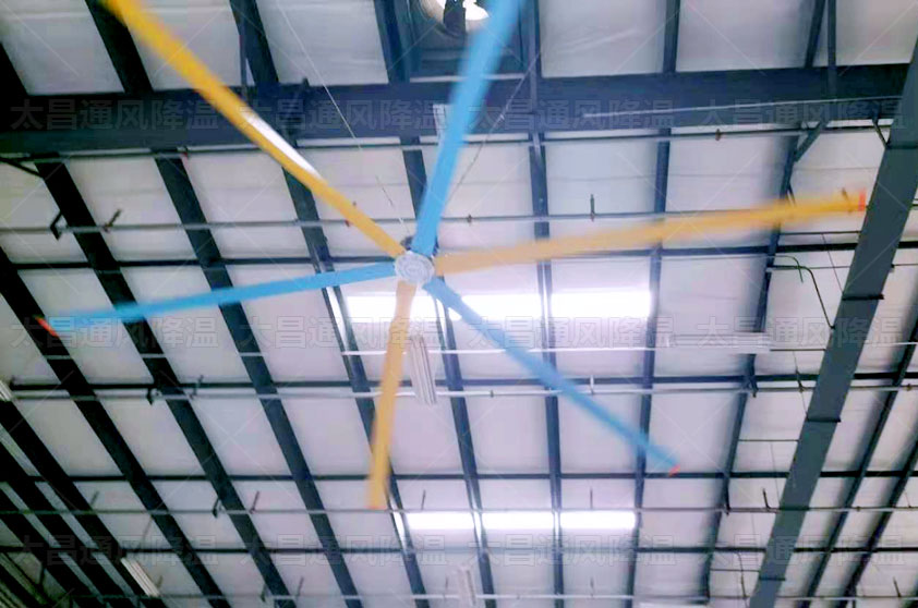 剛結(jié)構(gòu)廠房工業(yè)大風(fēng)扇如何安裝呢？