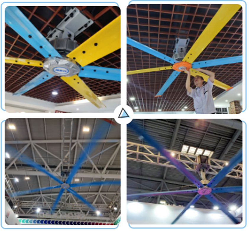 工業(yè)大風(fēng)扇為高溫悶熱的廠房車(chē)間通風(fēng)降溫