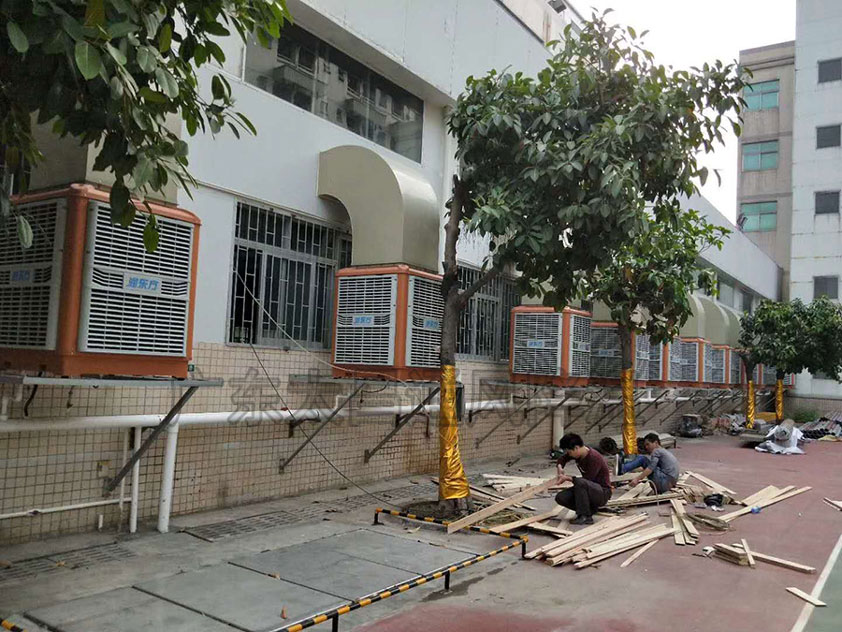 環(huán)?？照{(diào)低成本車間降溫解決方案